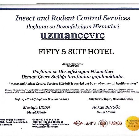 Fifty5 Suite Hotel Marmaris Exterior foto